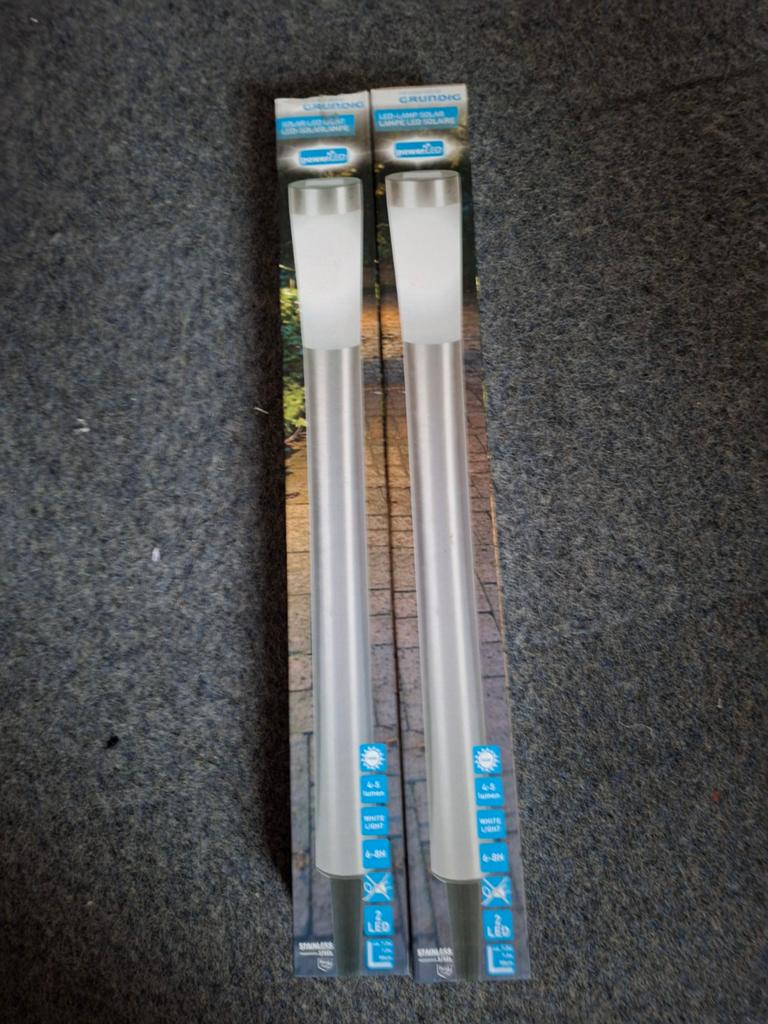Led lamp solar, Tuin en Terras, Buitenverlichting, Zonne-energie, Kunststof, Minder dan 50 watt, Nieuw