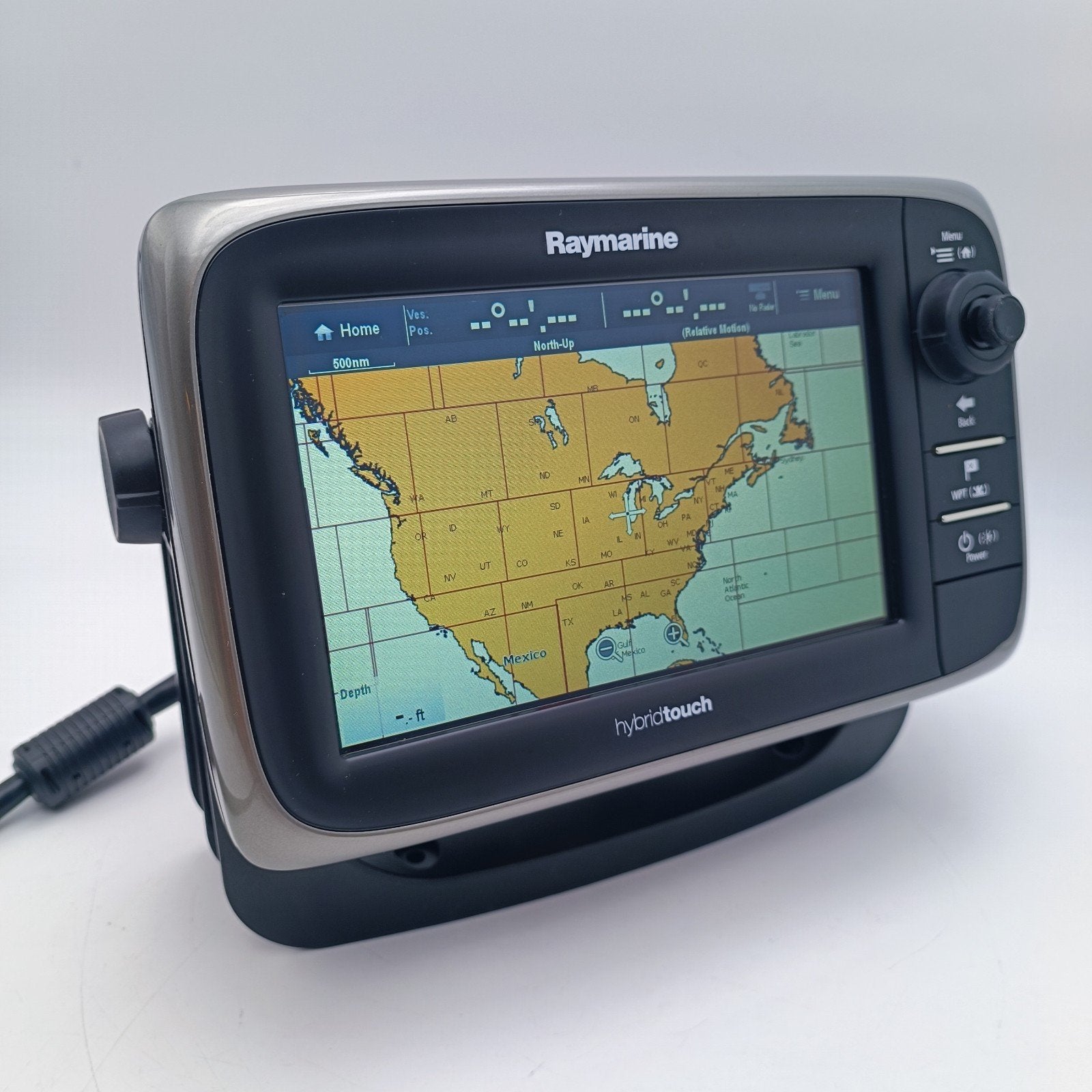 Raymarine e7 HybridTouch Chartplotter MFD Display E62354R, Ophalen of Verzenden, Zo goed als nieuw, Kaartplotter of Fish Finder