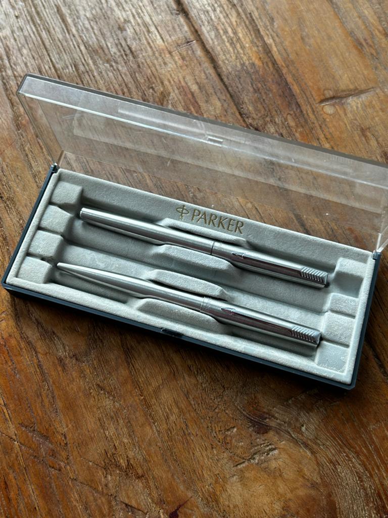 Parker Pennenset: Vulpen en Balpen in Doosje, Pennenset, Parker, Met doosje, Ophalen of Verzenden