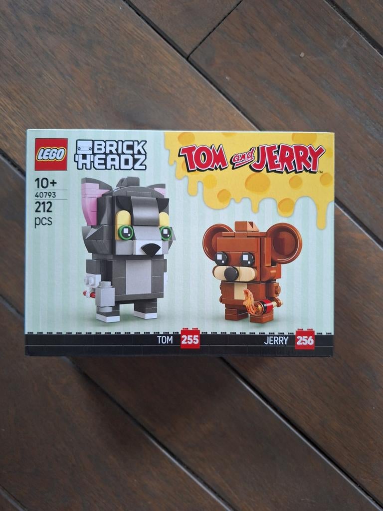Nieuw 40793 tom en Jerry figuren lego brick headz, Ophalen of Verzenden, Nieuw, Complete set, Lego