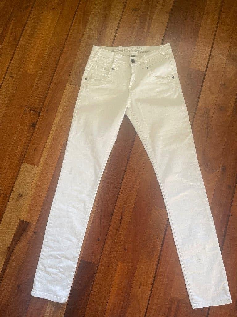 Nieuw Witte Broek dames Anna Scott maat 36, Wit, Anna Scott, Nieuw, Ophalen of Verzenden