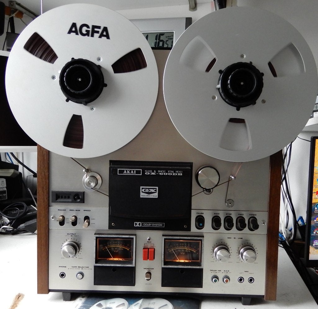 Akai GX600-DB Tapedeck, Ophalen, Bandrecorder