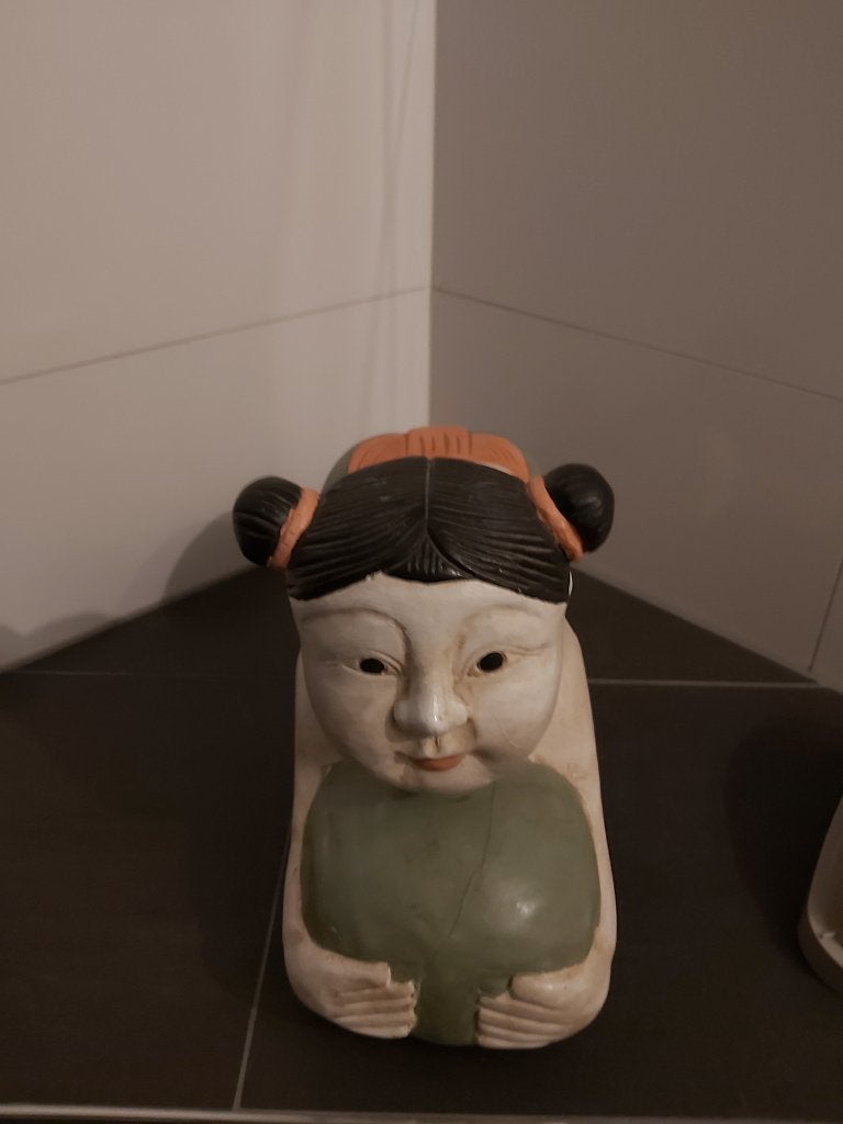 Prachtig chinees houten beeld, Ophalen, 20 - 50 cm, Beeld, Hout