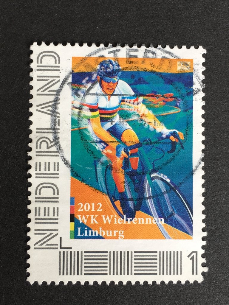 hlw 2558 Persoonlijke - 2012 WK Wielrennen, Limburg - gestem, Ophalen of Verzenden, Na 1940, Gestempeld