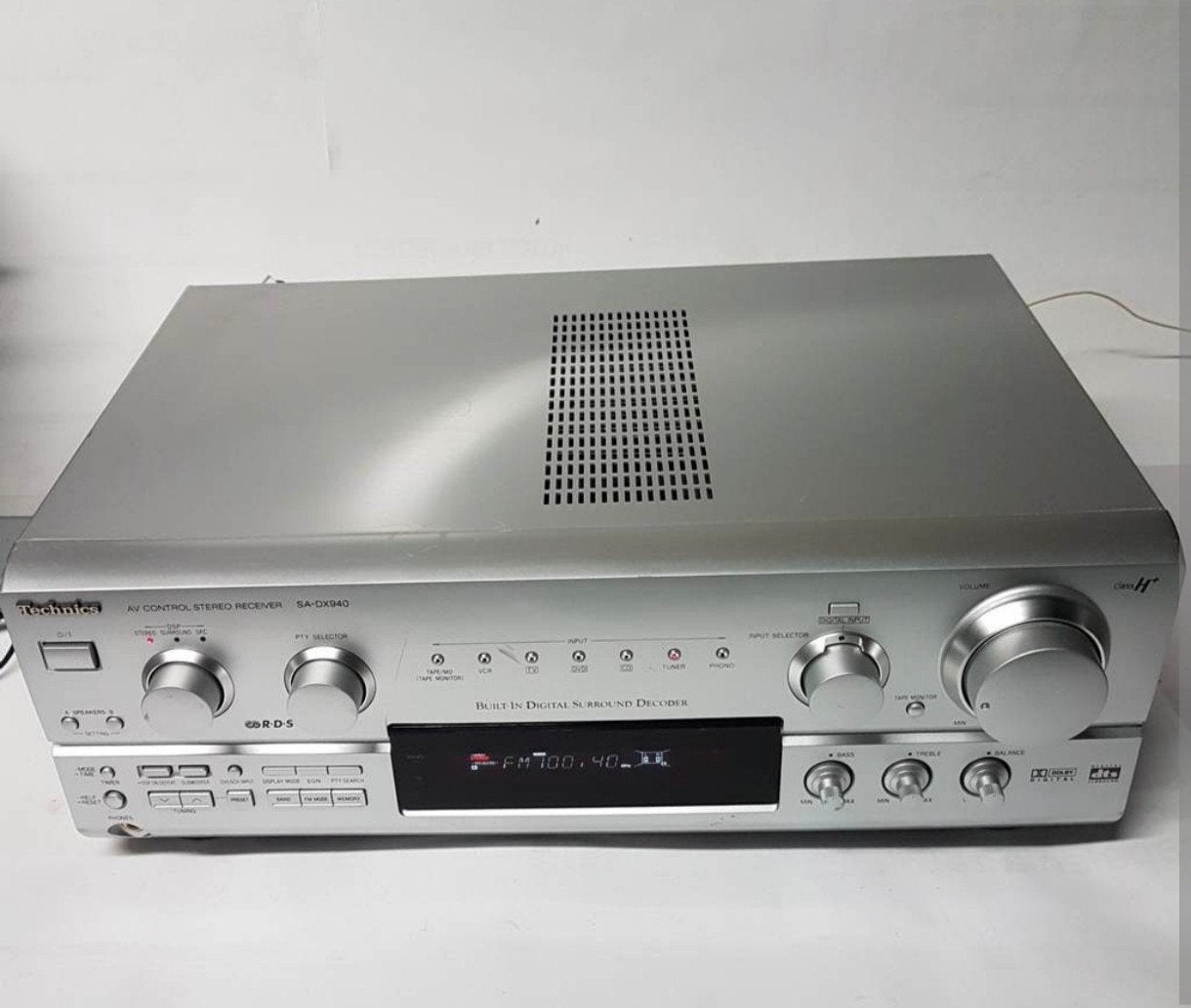 Technics SA-DX940 AV Control Stereo Receiver, Ophalen, Gebruikt, 120 watt of meer, Overige merken