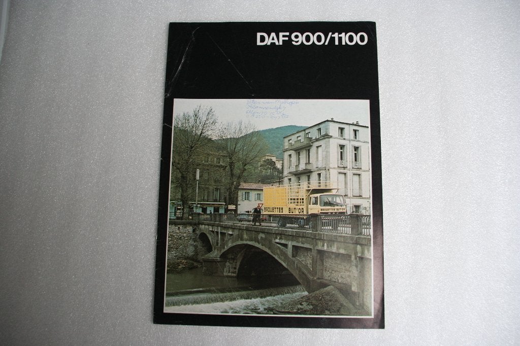 Folder Daf 900 - 1100 (11-1979) (11), Ophalen of Verzenden, Zo goed als nieuw, Overige merken