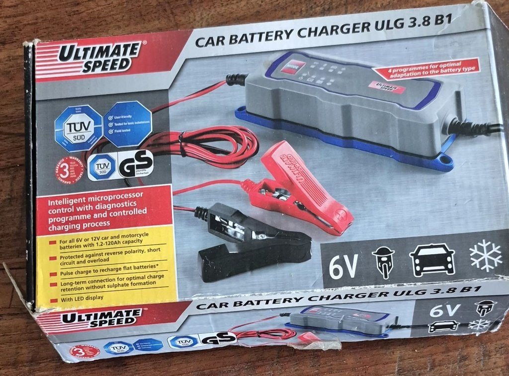 Ultimate Speed Acculader ULG 3.8 B1 – 6V/12V, Auto-onderdelen, Accu's en Toebehoren, Ophalen, Nieuw