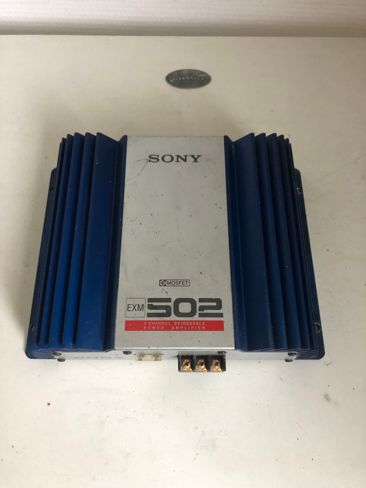 Sony XM-502 2-kanaals versterker vintage, Ophalen of Verzenden, Zo goed als nieuw