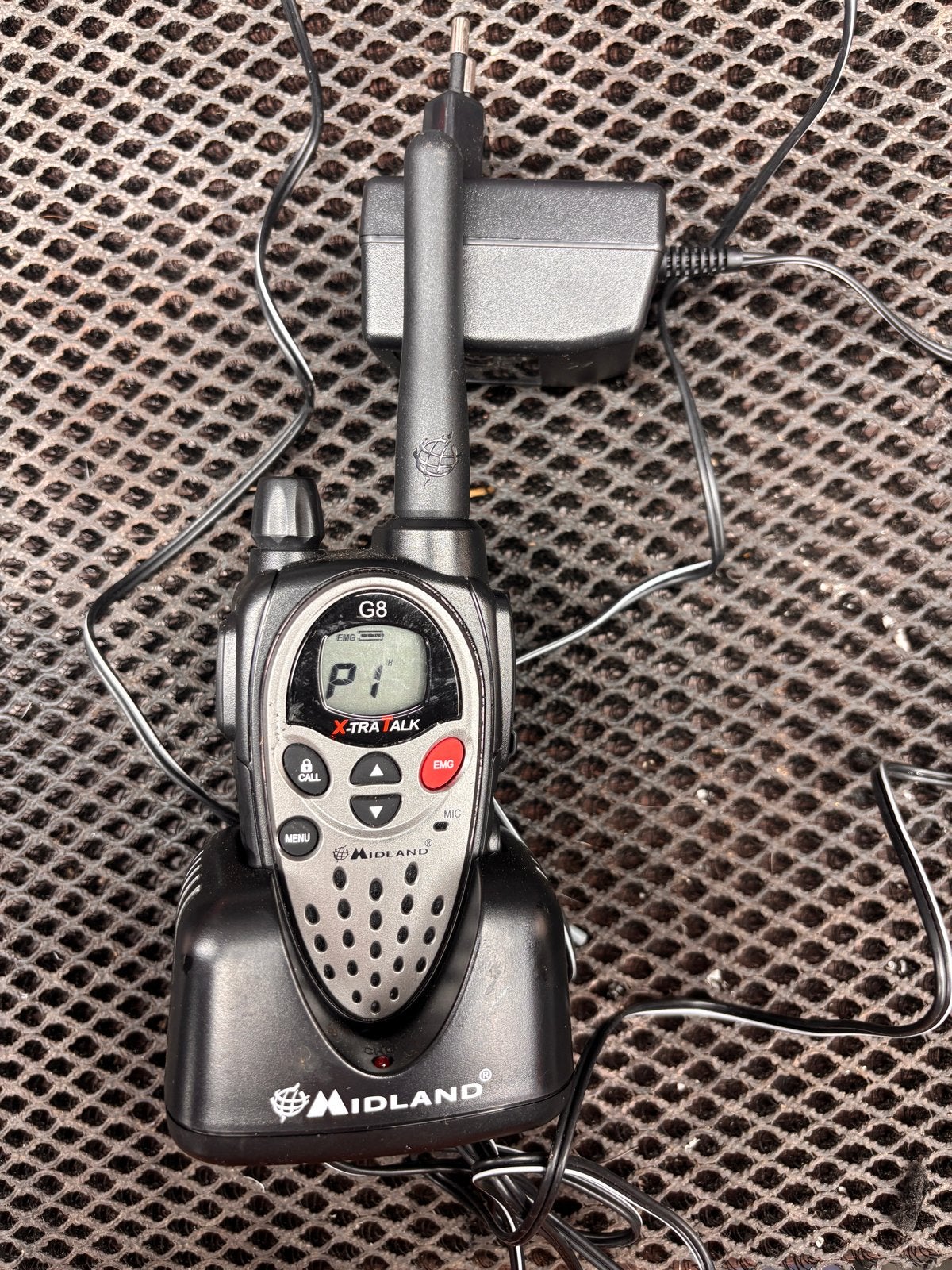 Midland G8 X-TRA TALK Portofoon met lader, Ophalen of Verzenden, Gebruikt, 2 to 5 km, Portofoon of Walkie-talkie
