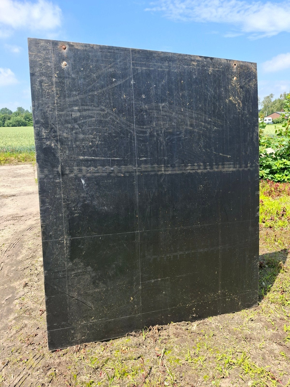 Kunstof  plaat  /  afscheiding/ deur, Ophalen, Gebruikt