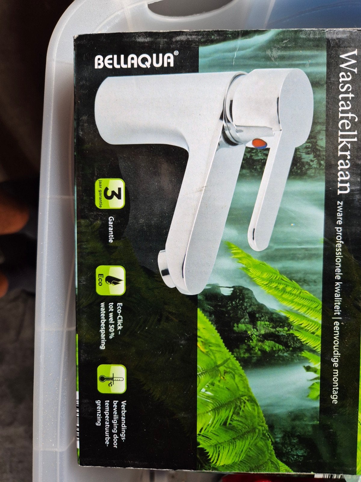 BellAqua Wastafelkraan - Nieuw in doos, Ophalen of Verzenden, Nieuw, Chroom, Kraan