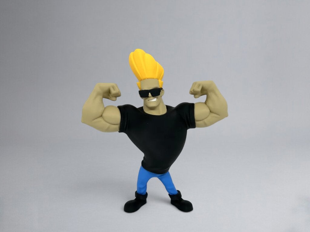 Johnny Bravo – Cartoon Muscle Icon Figurine – 30 cm, Ophalen of Verzenden, Nieuw, Fantasy