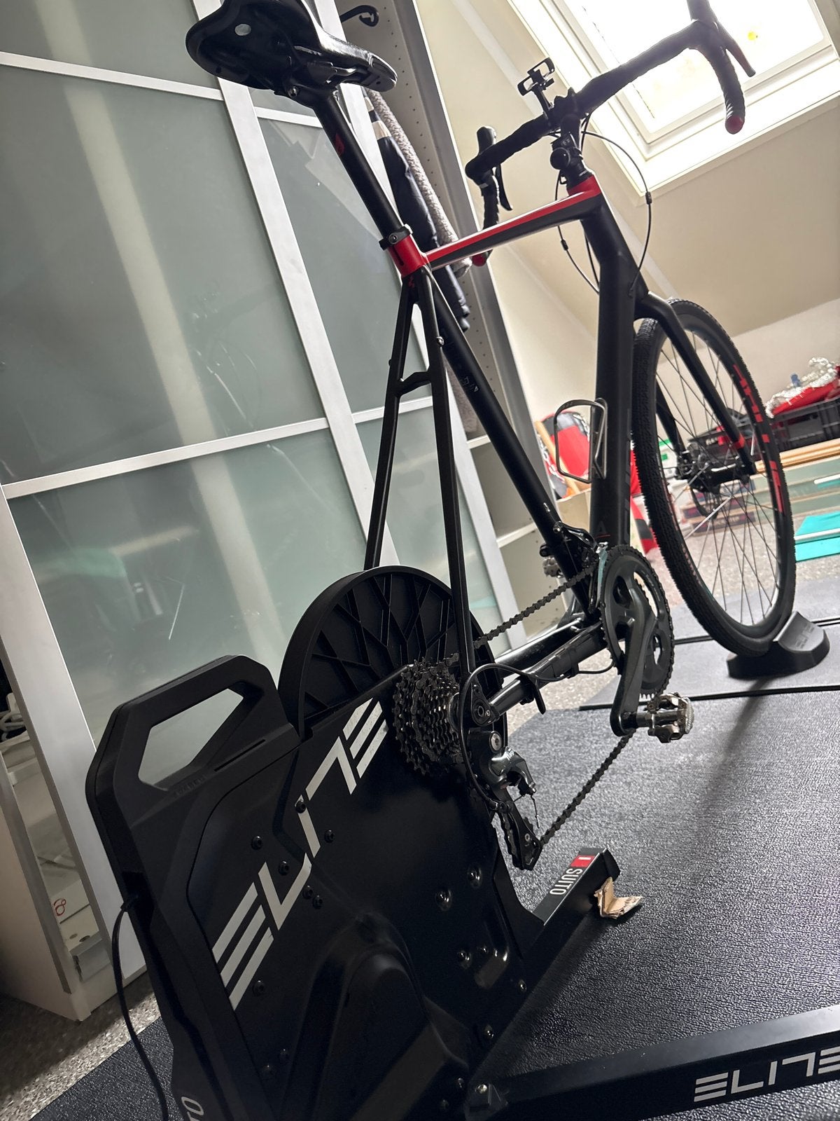 Gravelbike Cube met Elite Suito fietstrainer (ook los), Ophalen, Zo goed als nieuw, Overige typen