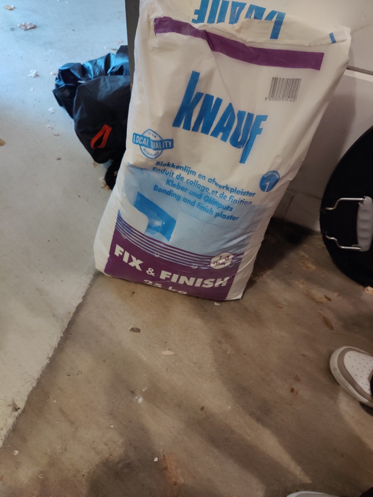 Knauf Fix & Finish pleister - 25 kg, Ophalen, Nieuw