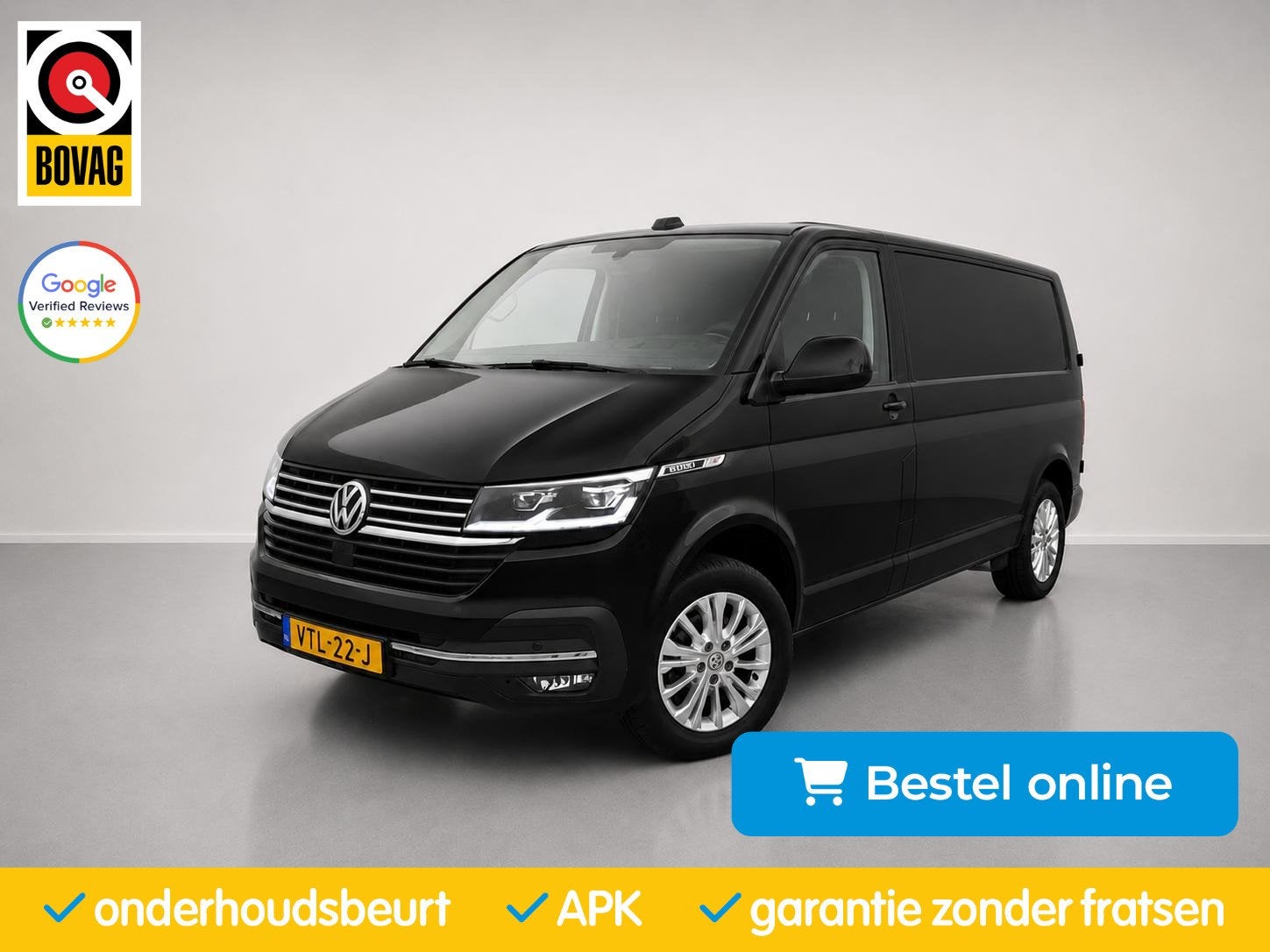 Volkswagen Transporter 2.0 TDI 28 Bulli| Virtual Cockpit| Ca, Auto's, Bestelauto's, Voorwielaandrijving, Gebruikt, 4 cilinders