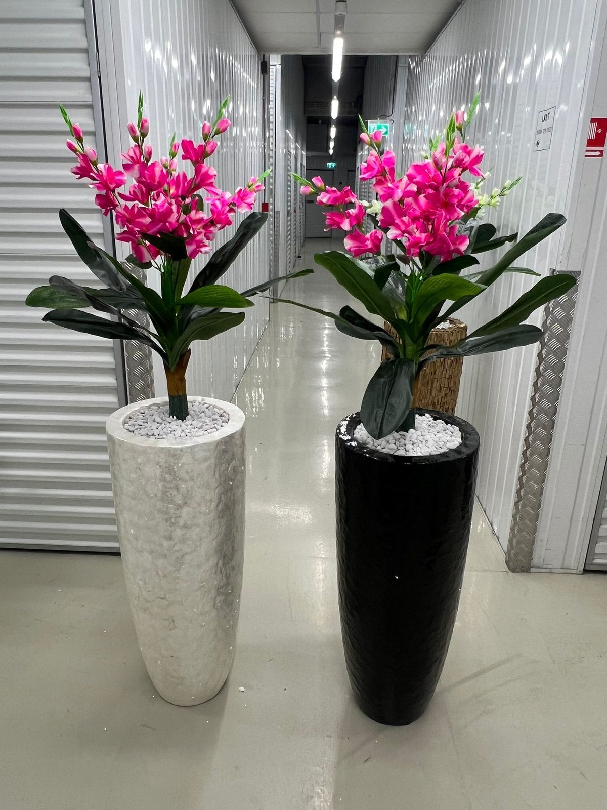Schelpenvazen  met bloemen, Ophalen of Verzenden