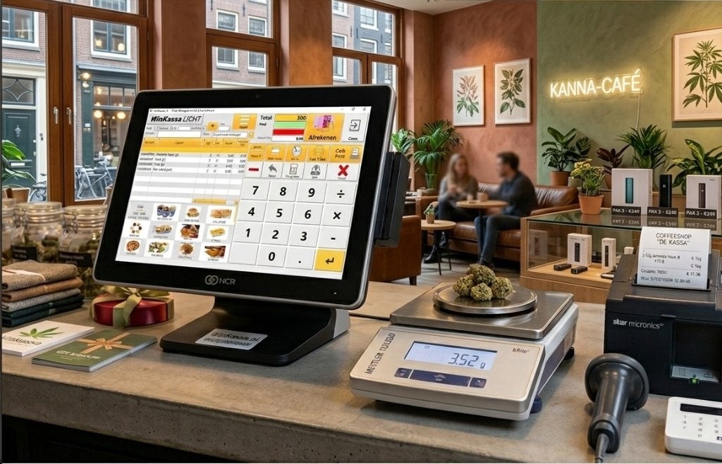 Compleet POS Kassasysteem Coffeeshop Bar Cafe, Computers en Software, Ophalen of Verzenden, Refurbished, Windows