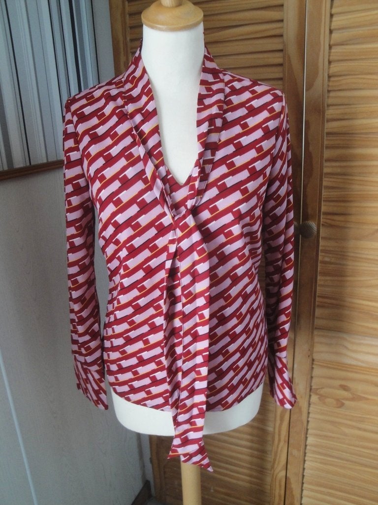 Rood/roze blouse WE maat S (z.g.a.n.), Meerkleurig, WE, Ophalen of Verzenden, Zo goed als nieuw