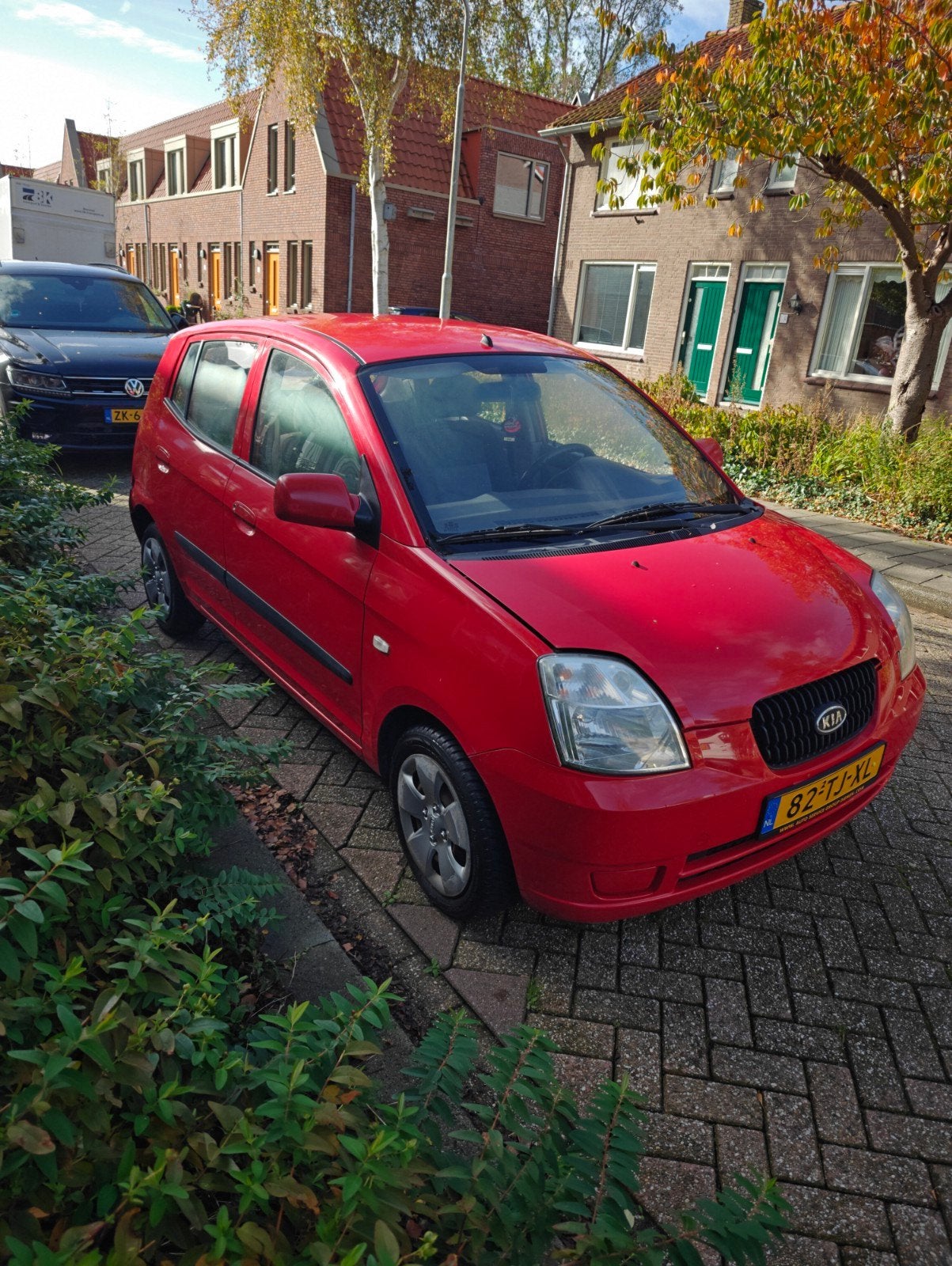Kia Picanto 1.0 2006 Rood, Voorwielaandrijving, 836 kg, 4 cilinders, 400 kg