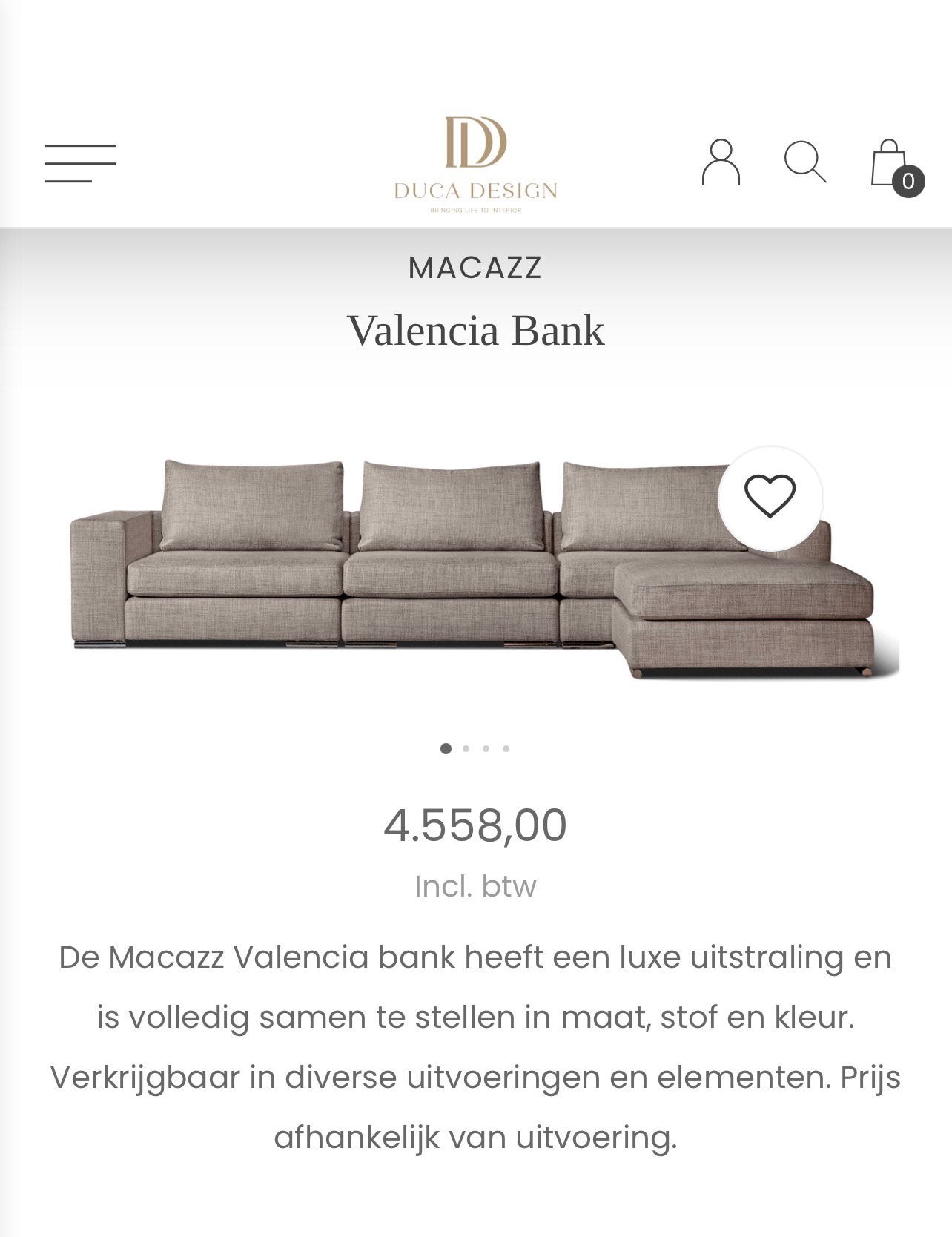 Complete zithoek bankstel chique nieuwwaarde €4500,-, Ophalen of Verzenden, Zo goed als nieuw