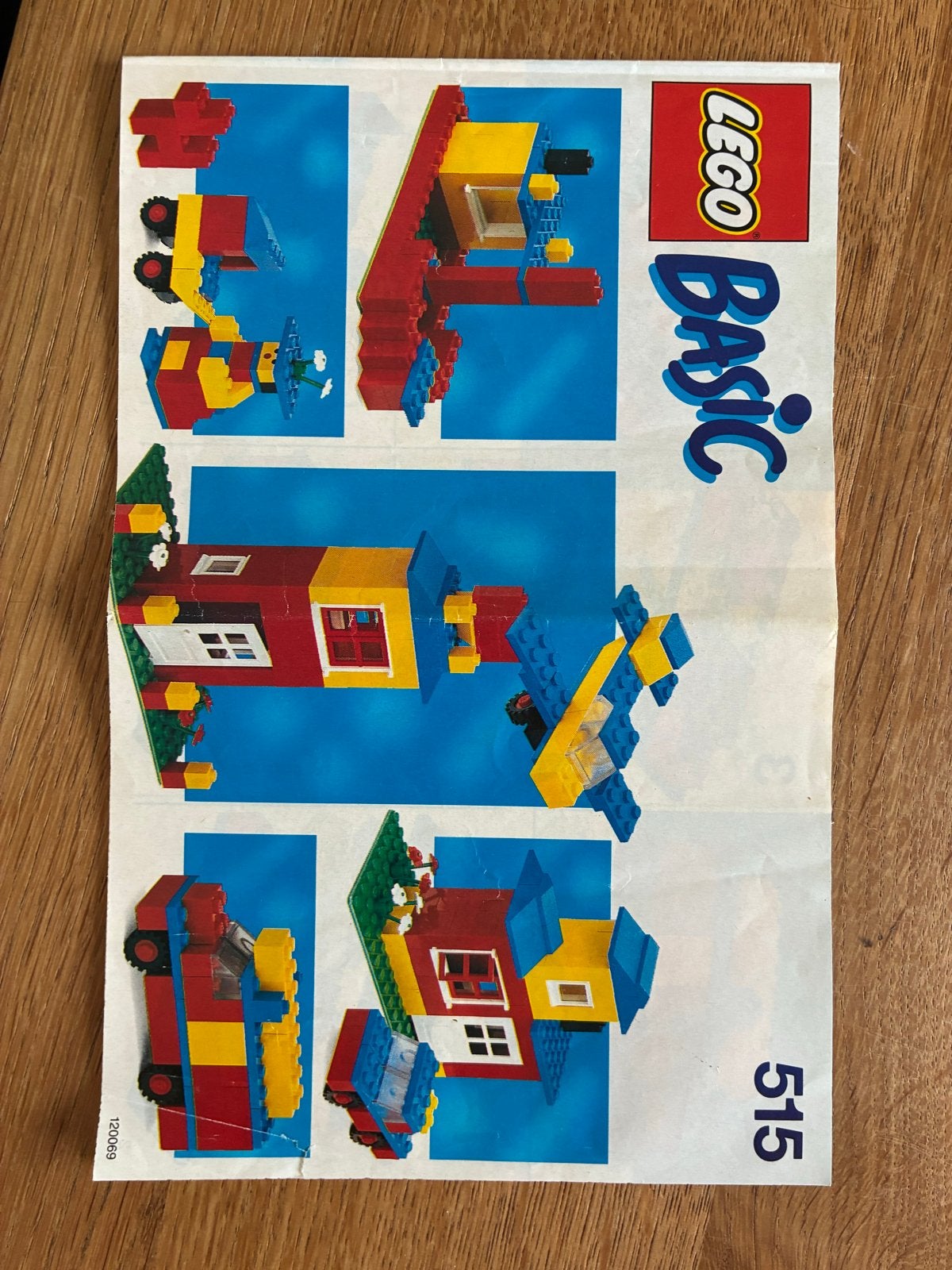 Lego Basic Bouwinstructies 515 - Vintage Handleiding, Ophalen of Verzenden, Gebruikt, Overige merken
