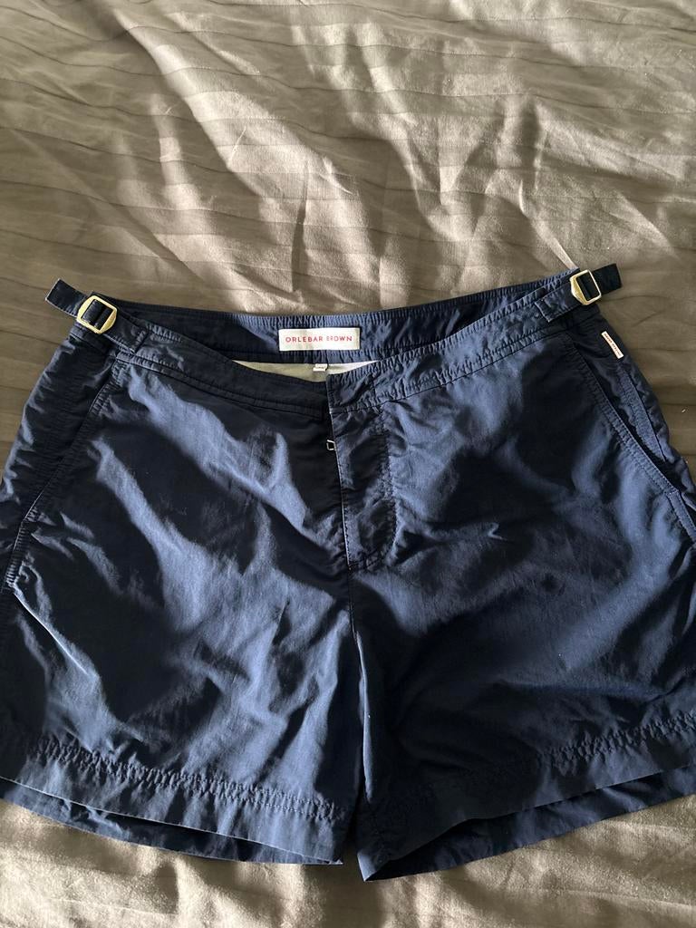 Orlebar Brown Zwemshort  mt 34, Ophalen of Verzenden, Overige maten, Blauw, Zwemshort