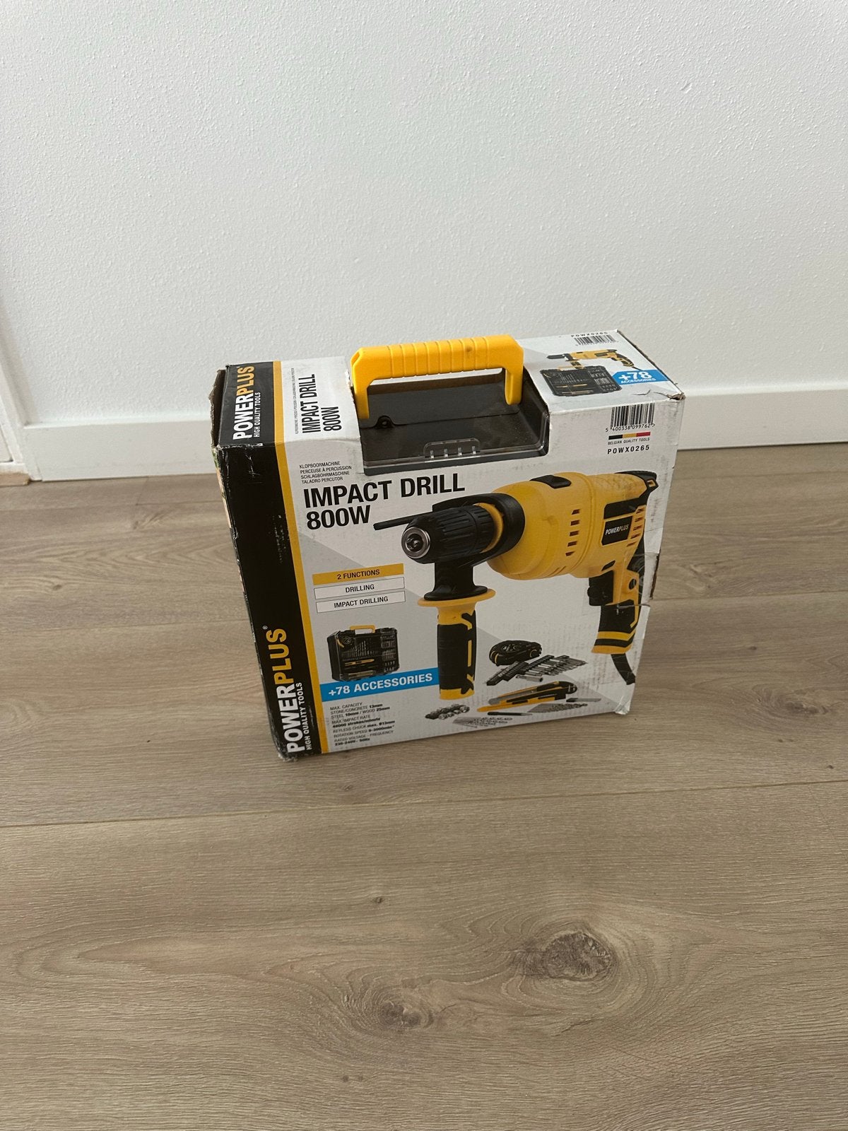 *NIEUW* Powerplus Klopboormachine 800W met 78 accessoires, Boormachine, 600 watt of meer, Nieuw, Ophalen of Verzenden