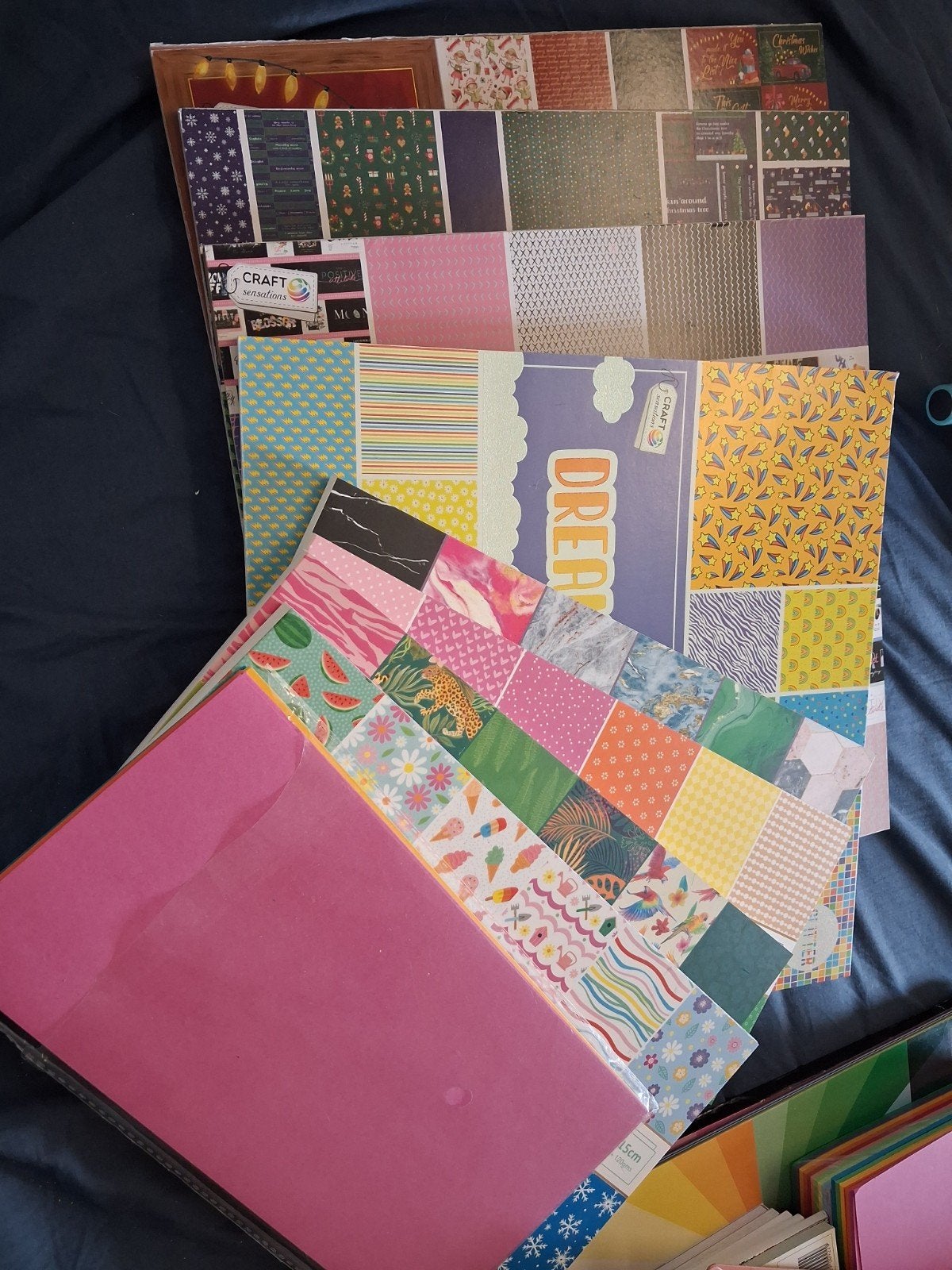 Grote set papier, Hobby en Vrije tijd, Scrapbooking, Ophalen of Verzenden, Papier of Karton