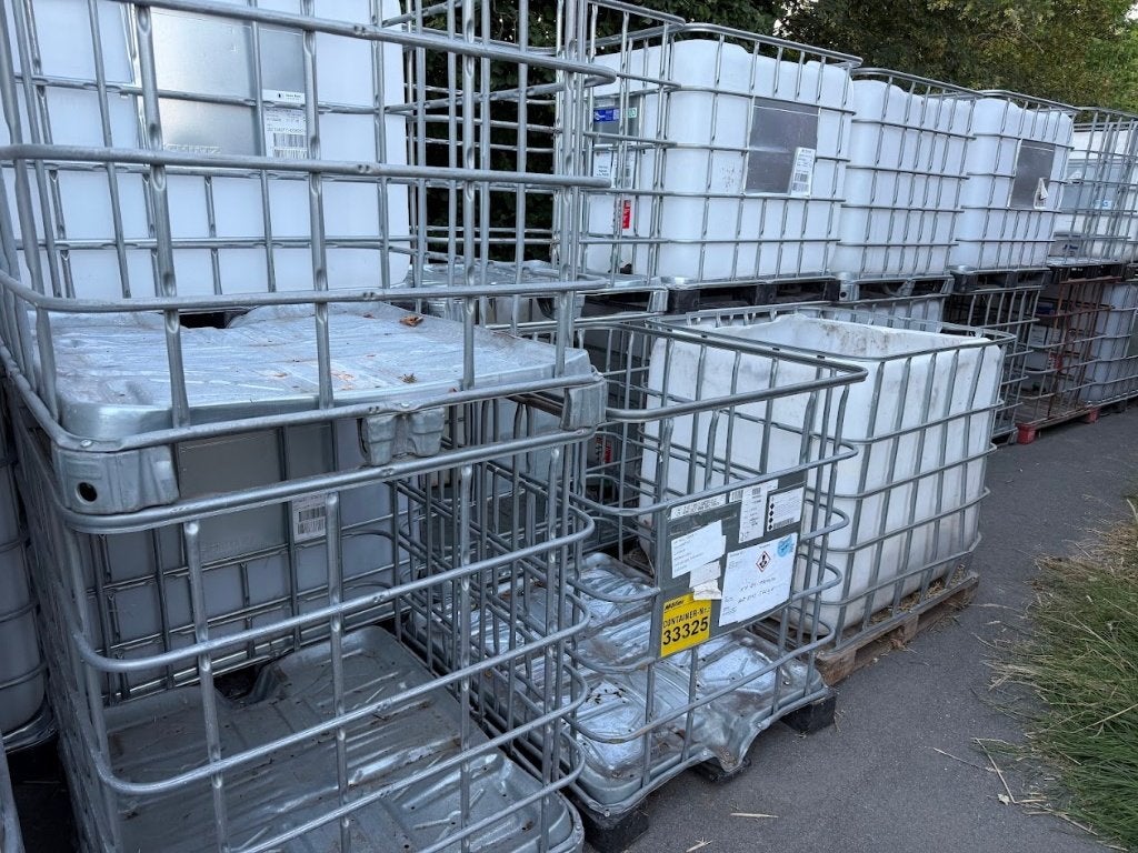 ibc container ibc kooi  open model voor brandhout, Minder dan 3 m³, Ophalen, Blokken