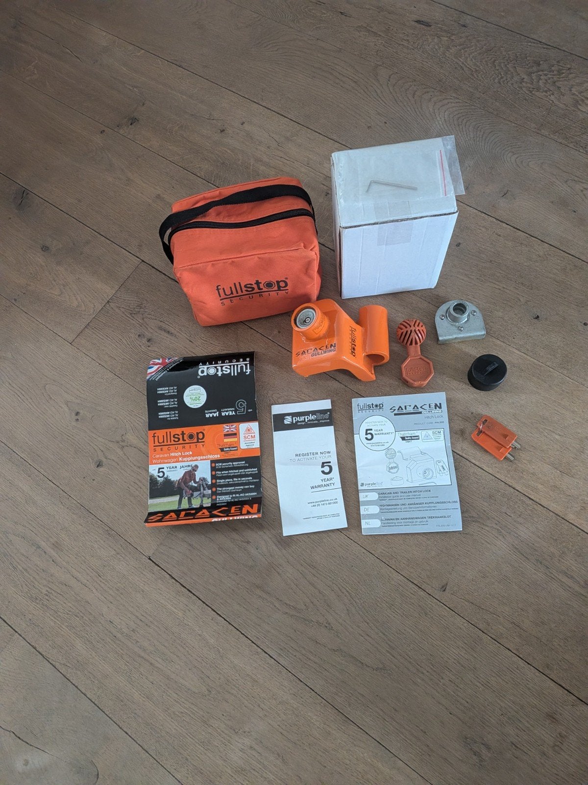 Fullstop Security SCM gekeurd disselslot voor caravan, Ophalen of Verzenden, Zo goed als nieuw