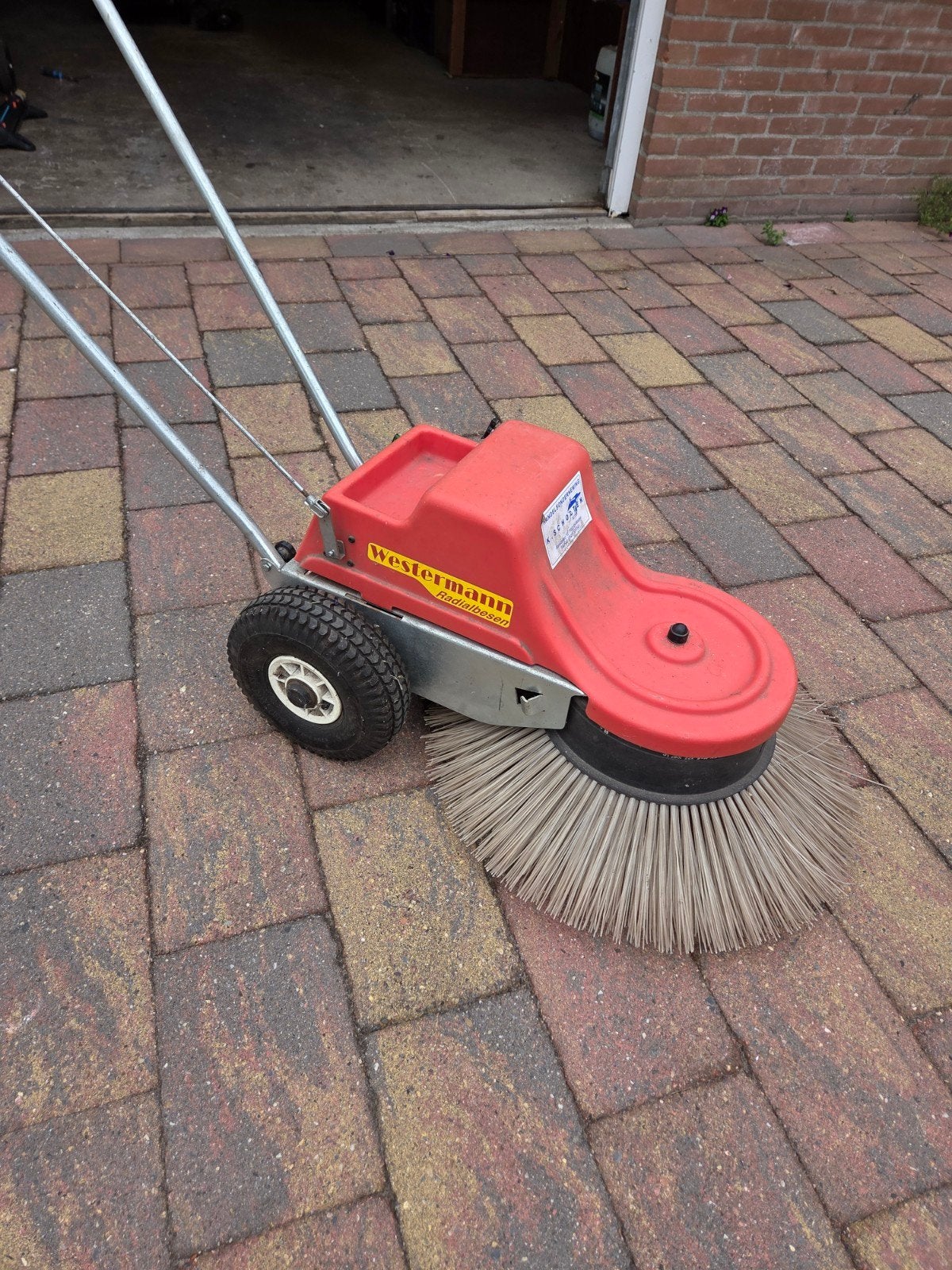 Westermann radialbezem 60 cm, Ophalen, Zo goed als nieuw, Westermann