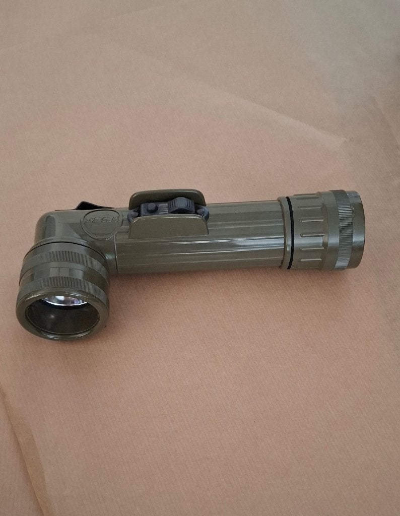 US Army MX-991/U Haakse Zaklamp - Compleet & Werkend, Onbekend, Nieuw, Ophalen of Verzenden, Onbekend