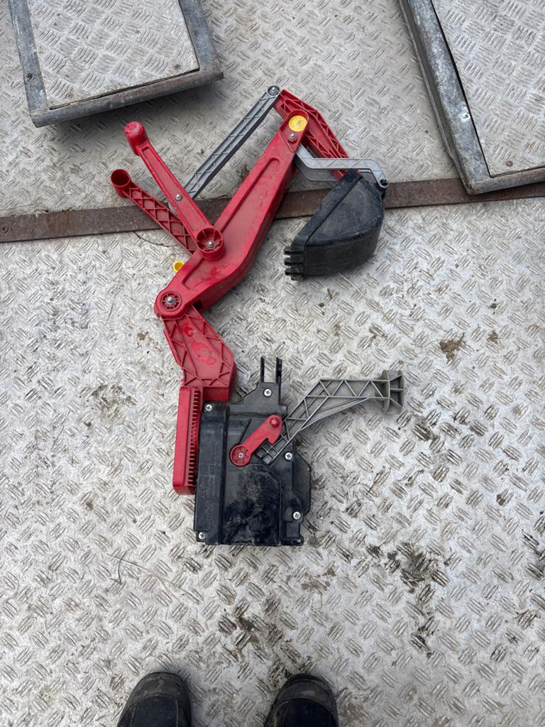 Zandgraafmachine voor kinderen - Rood/Zwart, Ophalen of Verzenden, Gebruikt
