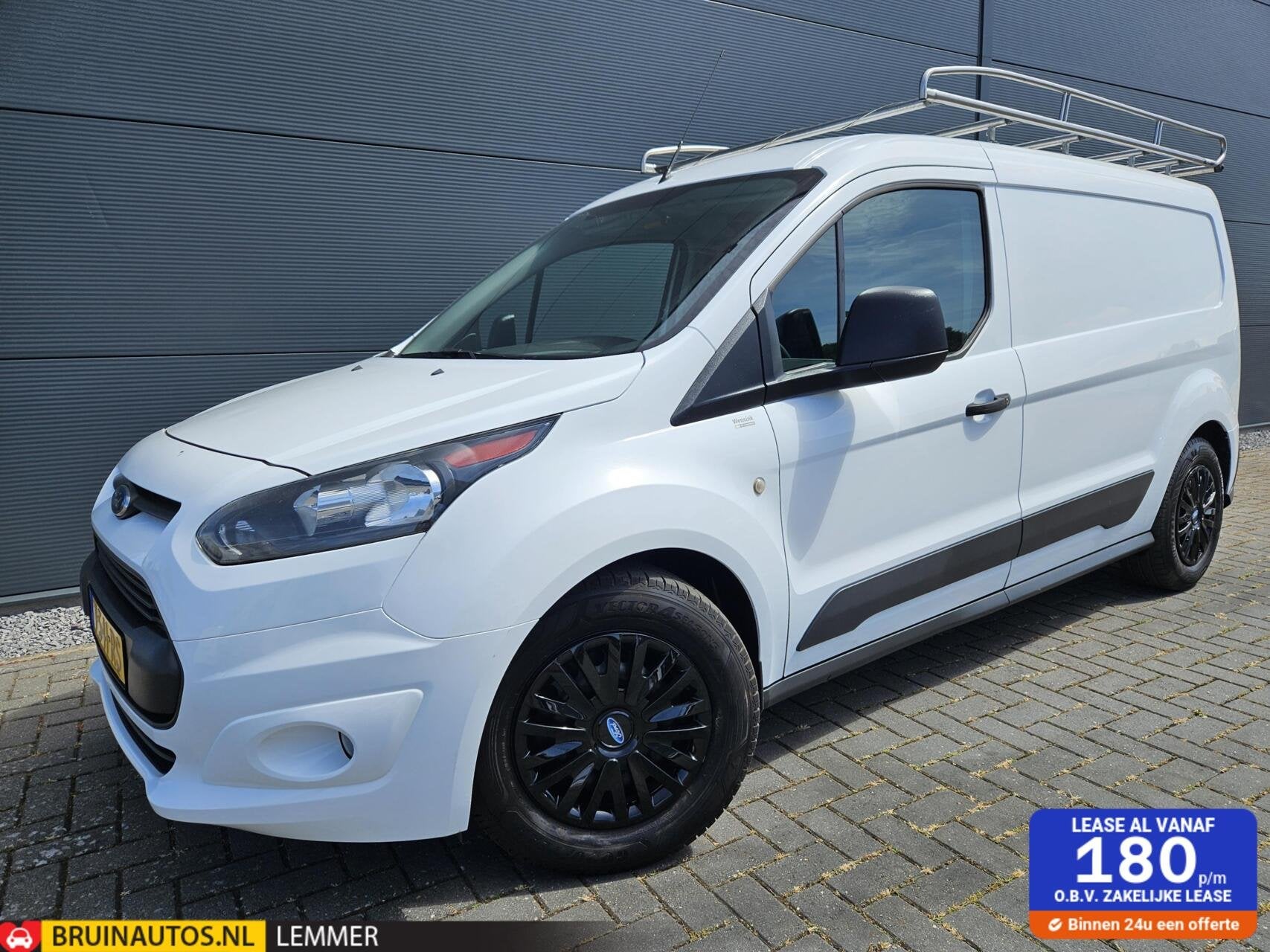 Ford Transit Connect 1.5 L2 Airco RVS 3-zitsLage km 100pk, 101 pk, Gebruikt, Euro 6, 4 cilinders