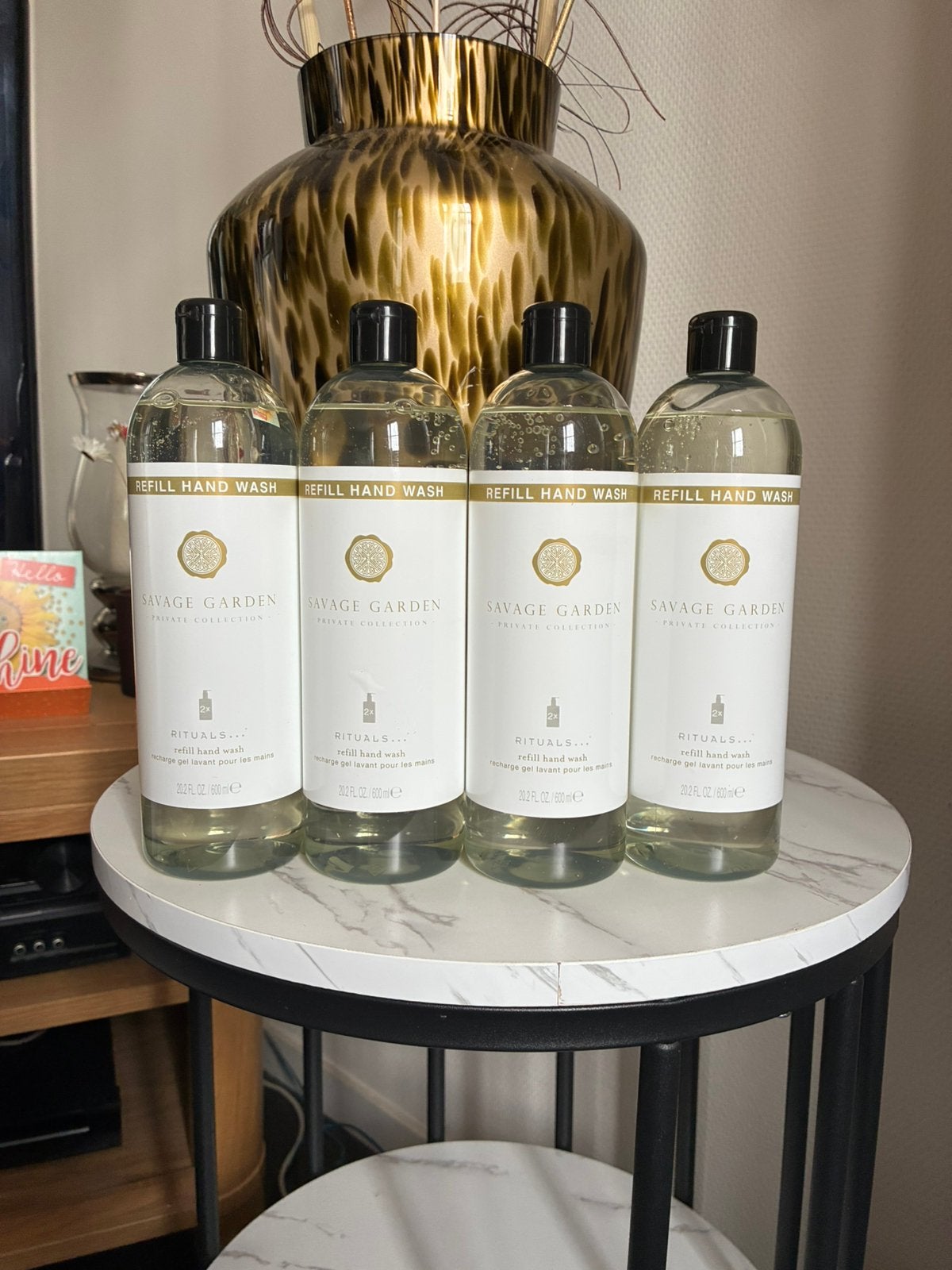 Nieuw rituals savage garden refill hand wash 600 ml 4 stuks, Ophalen of Verzenden, Nieuw, Bad & Douche