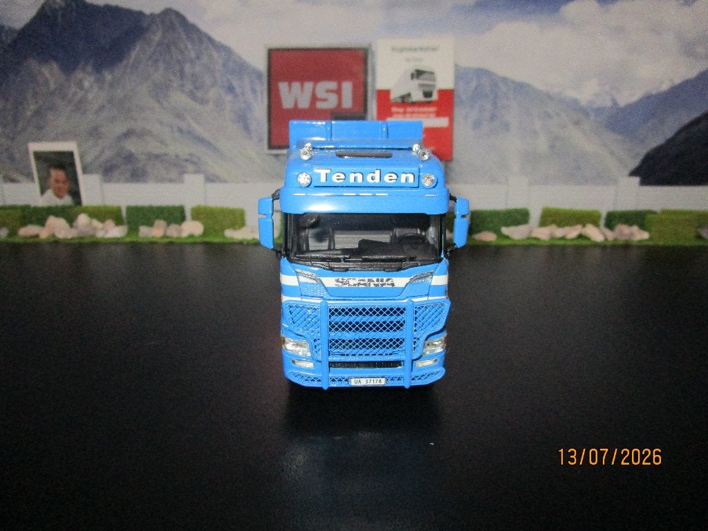 01-2806 tenden scania r normal cr20n6x2 wsi, Hobby en Vrije tijd, Modelauto's | 1:50, Ophalen of Verzenden, Nieuw, Bus of Vrachtwagen