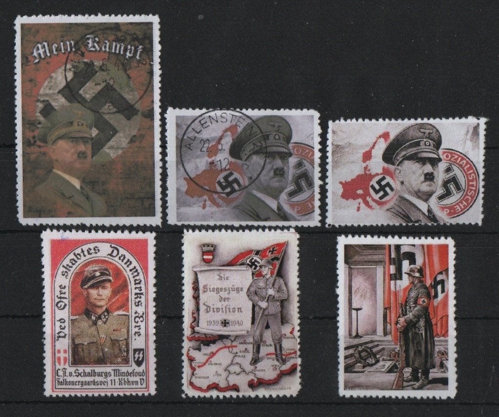 X10) propaganda VIGNETTEN geen garantie GERMANY wo2, Postzegels en Munten, Postzegels | Europa | Duitsland, Verzenden, BRD, Postfris
