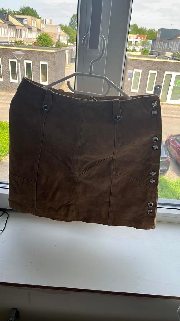 Rok leer maat s mango, Ophalen of Verzenden, Nieuw, Zwart, Boven de knie