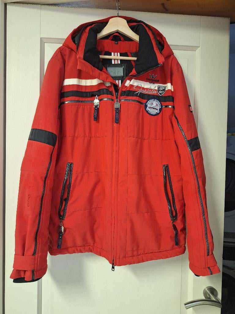 mooie winter jas, Kleding | Heren, Ophalen of Verzenden, Zo goed als nieuw, Maat 52/54 (L), Rood