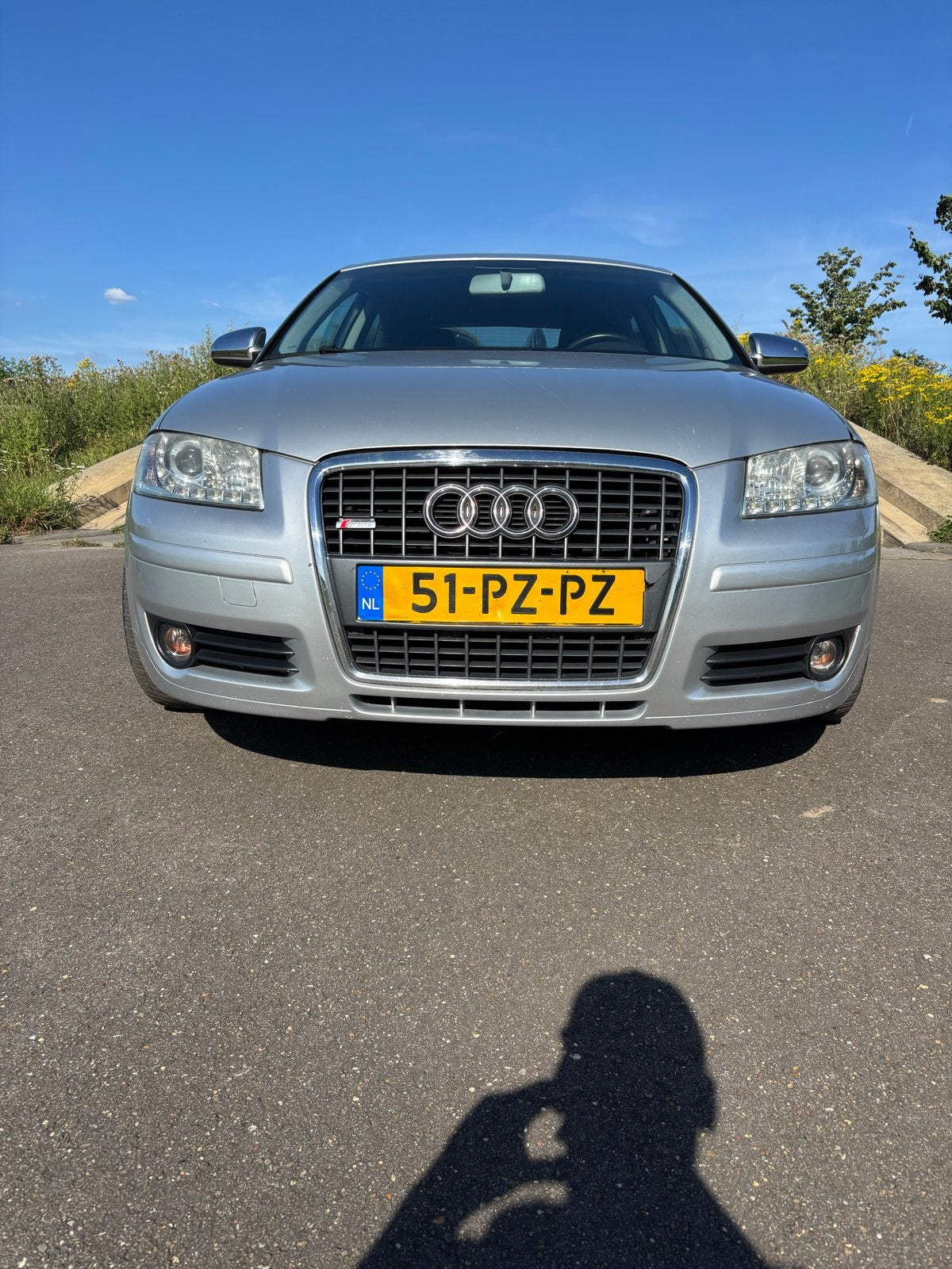Audi A3 1.6 75KW 3D 2005 Grijs, Auto's, Audi, Voorwielaandrijving, 4 cilinders, 1200 kg, Particulier