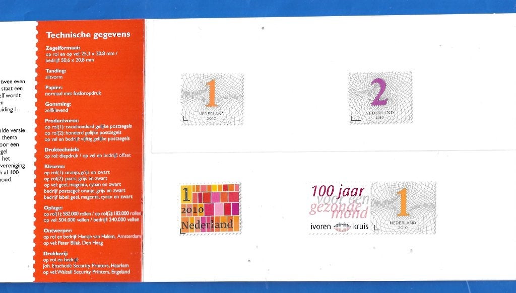 Postzegelmapje 419 Zakenpostzegels - 2010, Postzegels en Munten, Verzenden, Na 1940, Postfris
