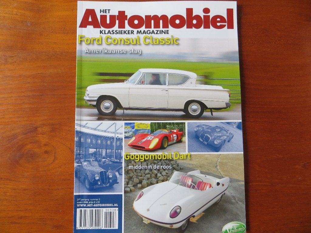 Het Automobiel nr. 3 2008 Ford Consul 315 MGB V8, Ophalen of Verzenden, Nieuw, Ford