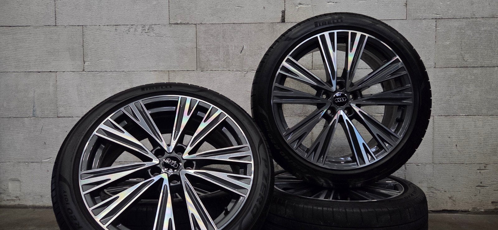 20" Audi A6 S6 C8 4K / C7 Allroad orig velgen zomerbanden, Auto-onderdelen, Banden en Velgen, Gebruikt, 255 mm, Banden en Velgen
