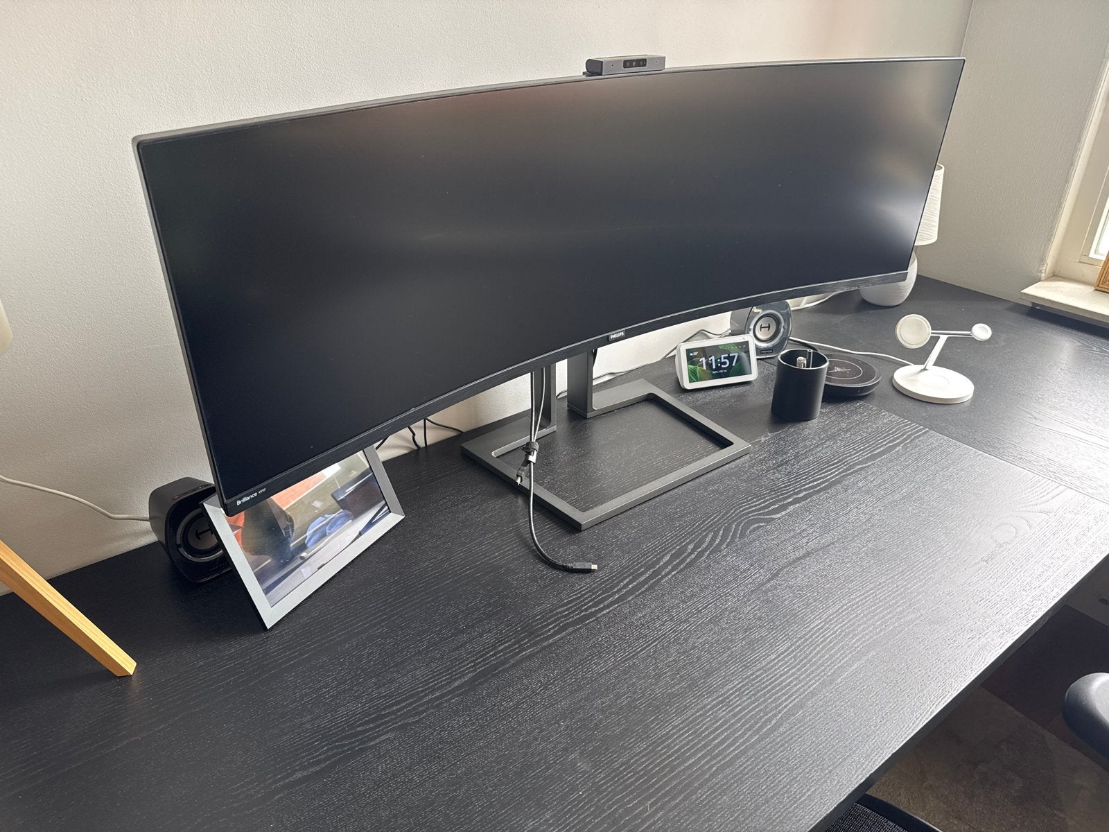 Philips 49 inch Curved Monitor met Geïntegreerde Camera, Computers en Software, Curved, Ophalen of Verzenden, Zo goed als nieuw