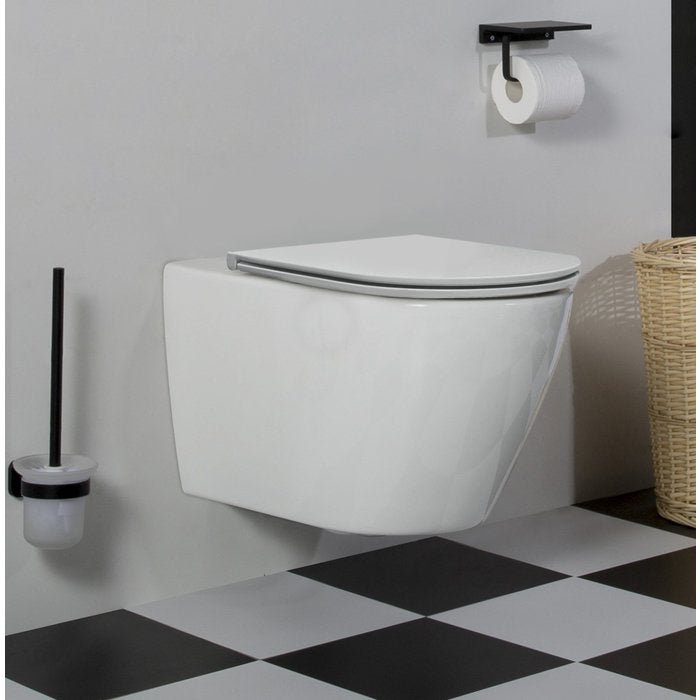 NIEUW! ALLEEN WC BRIL Saniclear Jama Flatline 2 softclose, Ophalen of Verzenden, Nieuw