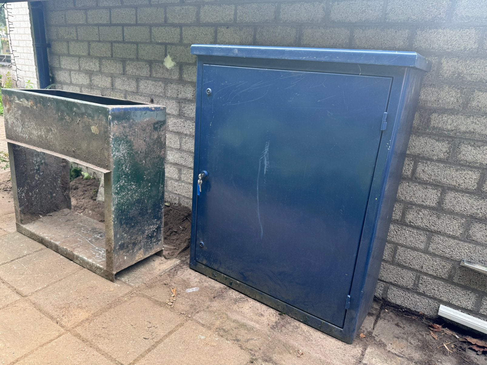 Gaskast buiten schuurtje slot metaal 102x83x33 cm, Tuin en Terras, Ophalen, Metaal, Overige typen