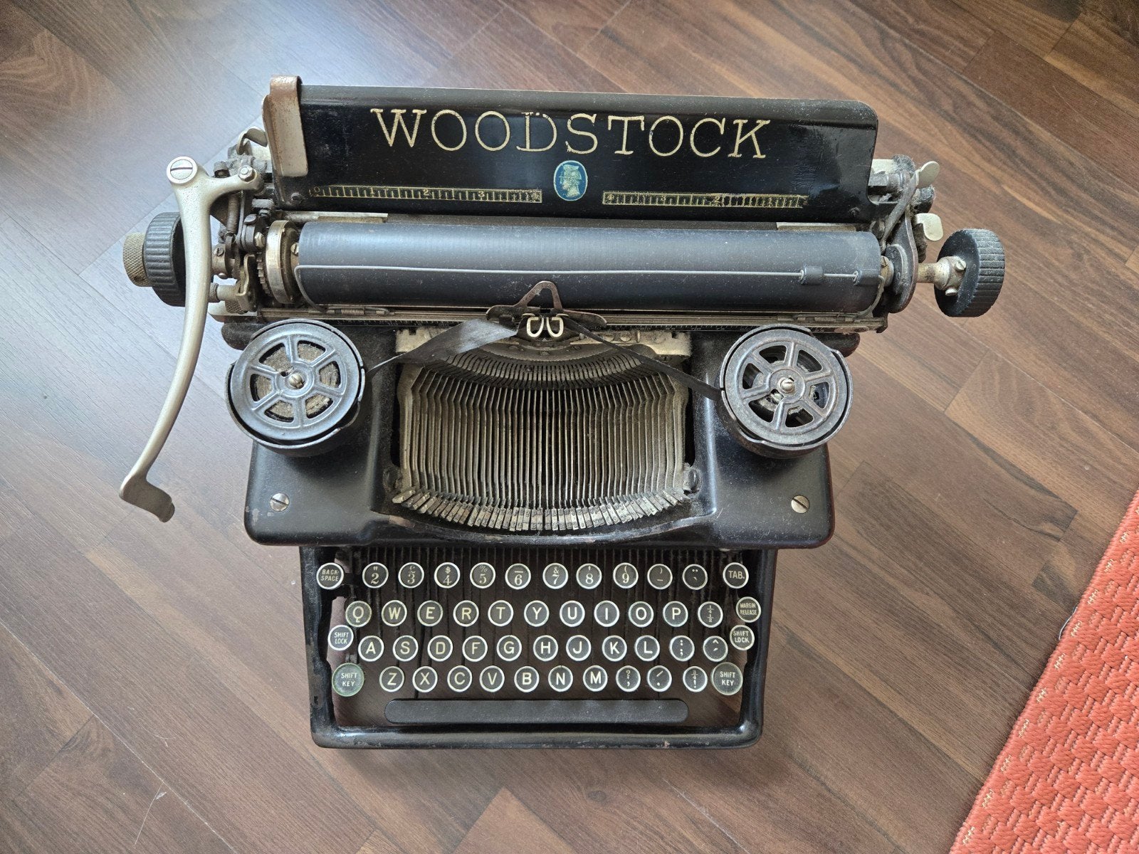 Woodstock typmachine, Ophalen, Gebruikt