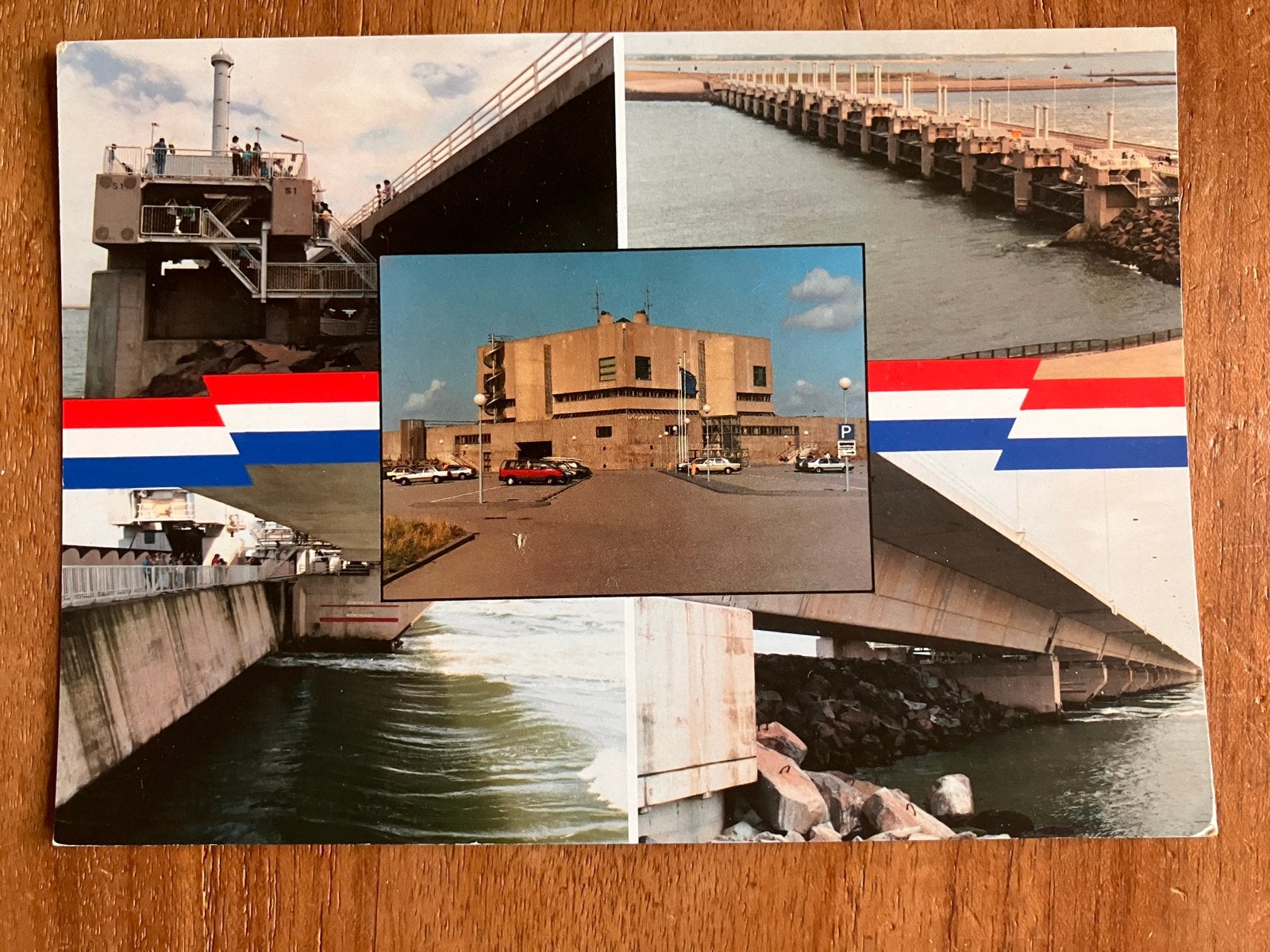 Deltawerken Pijlerdam Oosterschelde Zeeland, Ophalen of Verzenden, 1980 tot heden, Gelopen, Zeeland