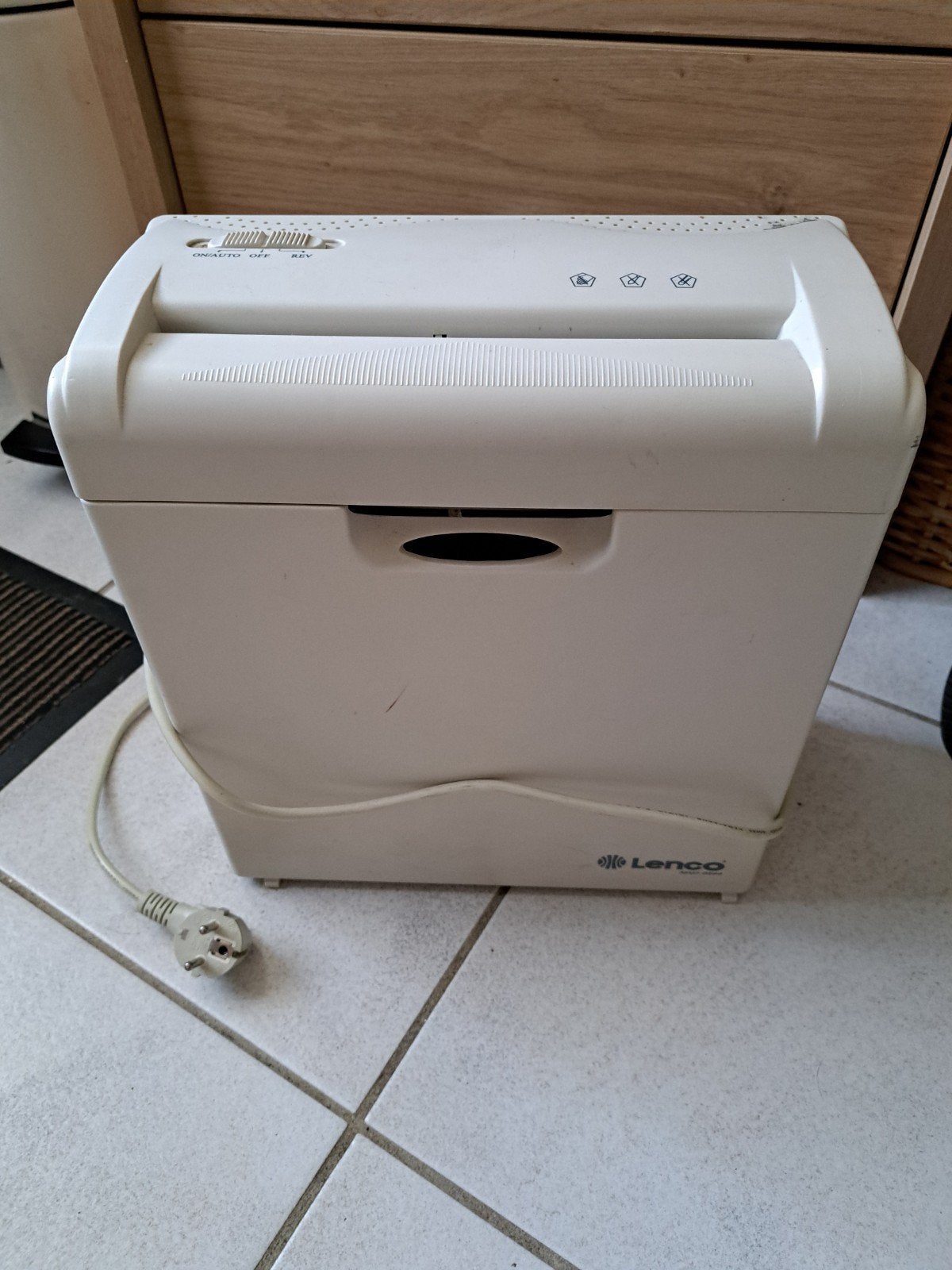 Papierversnipperaar, Diversen, Ophalen