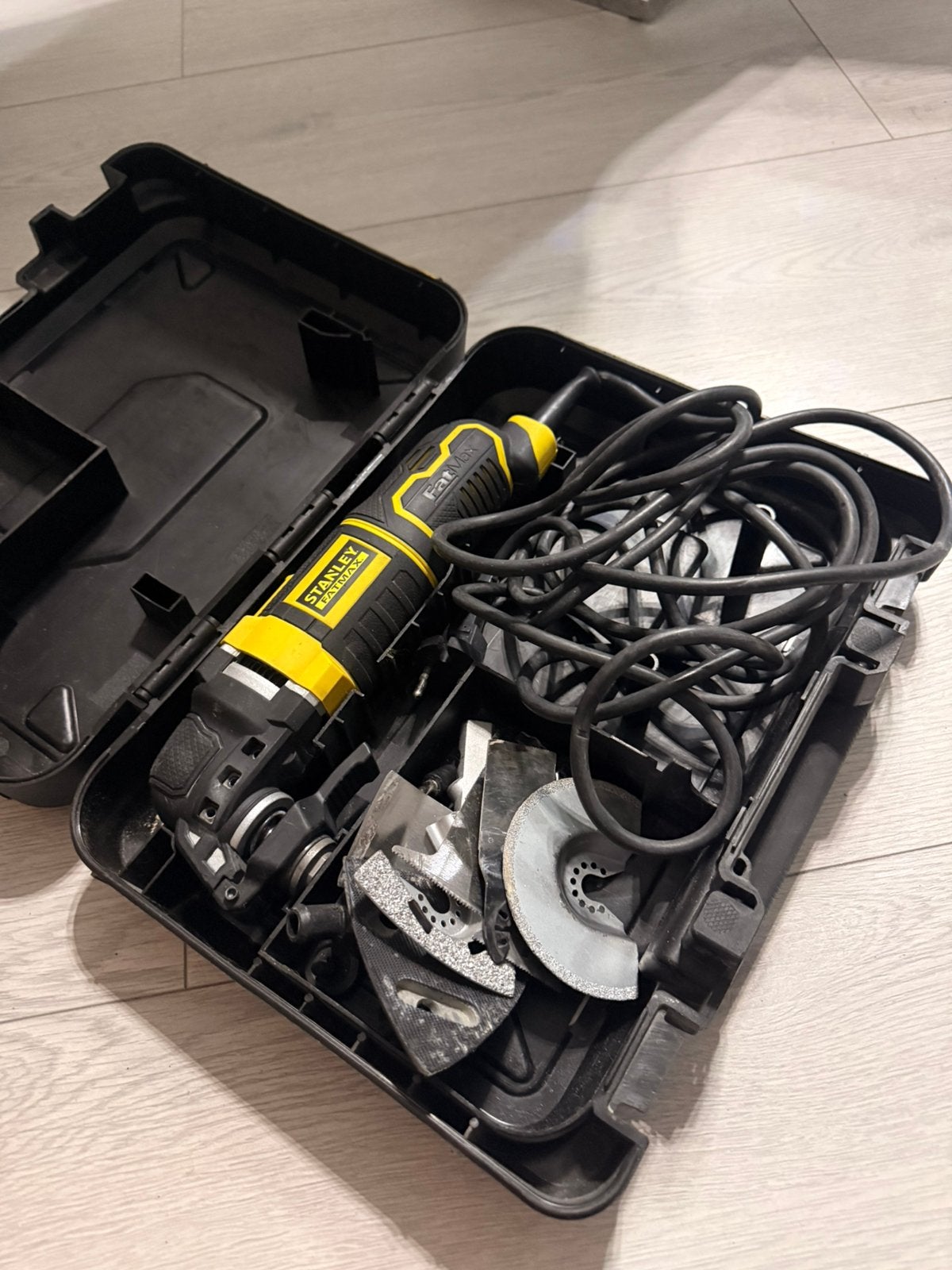 Stanley Fatmax Multitool met koffer en extras !, Ophalen of Verzenden, Zo goed als nieuw